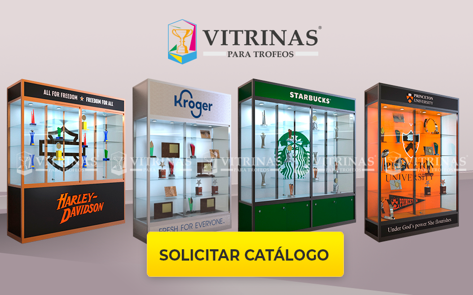 VITRINAS ALTAS PARA TROFEOS